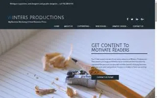 Winters Productions website