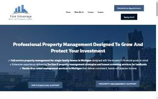 First Advantage Property Management website