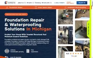 Foundation Solutions 360 of Mount Clemens website