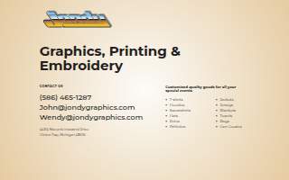Jondy Graphics & Printing Inc.