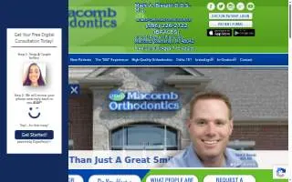 Macomb Orthodontics of Mount Clemens website