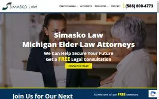 Simasko Law website