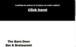 Barn Door website