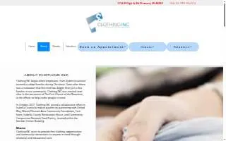 Clothing INC website