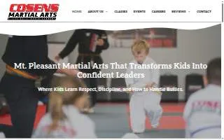 Cosens Martial Arts Mt. Pleasant LLC website