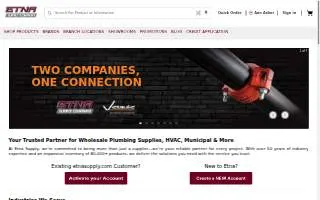 Etna Supply website