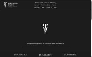 Meaningful Change: Clinical & Consultation Psychology
