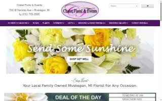 Chalet Floral website