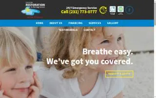 Complete Restoration and Cleaning Services website