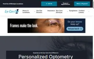 Eye Care One website