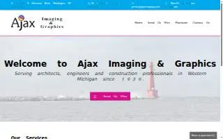 Ajax Imaging website