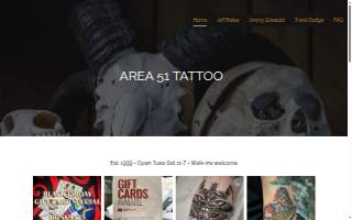 Area 51 Tattoo of Muskegon Heights