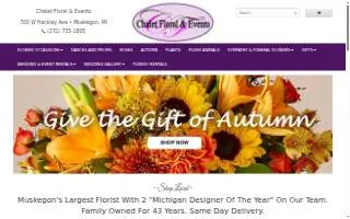 Chalet Floral website