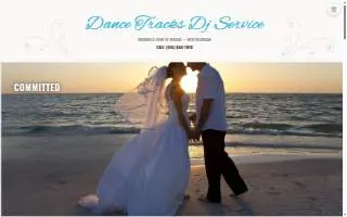 Dance Tracks DJ Service website