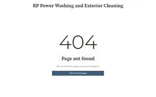 RP Power Washing and Exterior Cleaning of Muskegon website