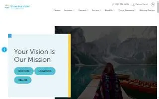 Shoreline Vision website