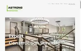 Astrong Construction LLC website