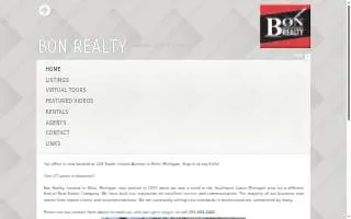 Bon Realty website