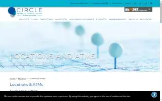 Circle Federal Credit Union website