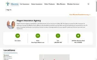 Hagen Insurance Agency website