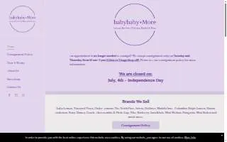Baby Baby Plus More Inc website