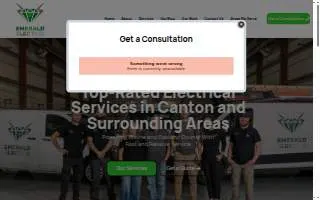 Emerald Electric website