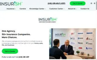 Insurish, LLC website