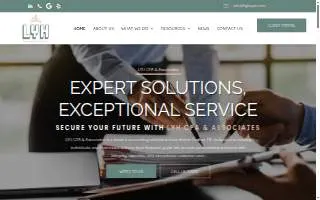LYH CPA & Associates website