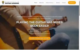 Northville Guitar Lessons website