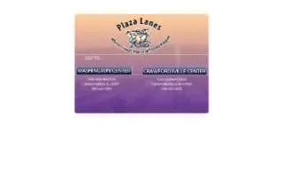 Plaza Lanes of Northville website