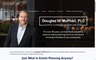 Doug McPhail Estate Planning Attorney website
