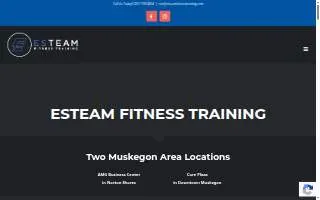 Esteam Fitness Training website