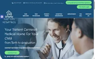 Port City Pediatrics PLC of Norton Shores website
