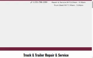 St John Truck & Trailer Service website
