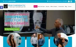 Zehr Chiropractic | Dr. Jeffrey L. Zehr, DC of Muskegon Heights website