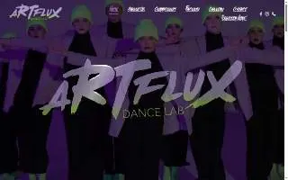 Artflux Dance Lab website