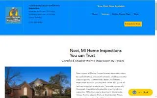 Commander And Chief Home Inspection LLC website