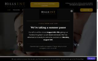 Hills ENT Institute; Dr. David Schleimer, DO of Novi