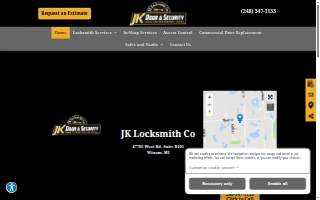 JK Locksmith Co of Novi