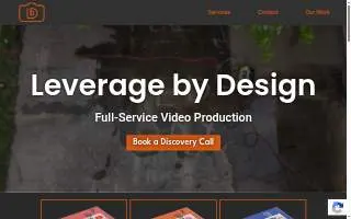 Leverage by Design website