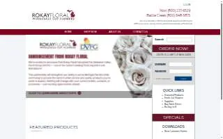 Rokay Floral Novi website