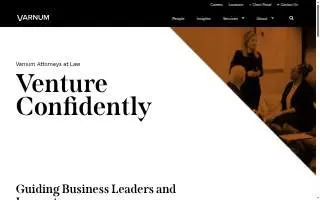 Varnum LLP website