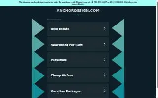 Anchor Design + Business Consulting of Oak Park website