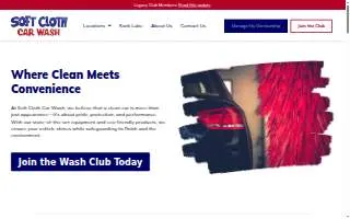 Soft Cloth Car Wash of Oak Park website