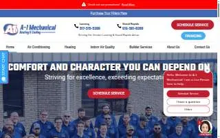 A-1 Mechanical of Okemos website