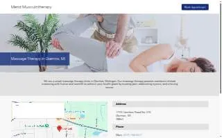 Mend Musculotherapy website