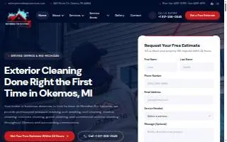 Meridian Pro Services of Okemos website