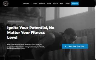 Nitro Performance CrossFit website