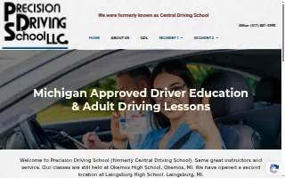 Precision Driving School LLC website