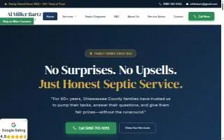 Al Miller | Bartz Septic Service website